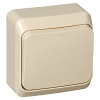 Этюд кремовый переключатель 1кл открытая 10А IP20 
