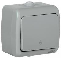 Акватик переключатель открытая серый 1кл 10А IP54