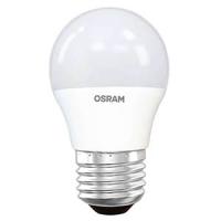 Лампа свд 220В E27 7Вт 2700К 550лм шар P45 матовая Osram 
