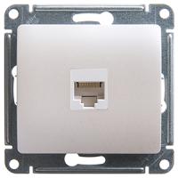 Глосса перламутр розетка RJ45 скрытая 1-ая
