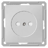 Вессен59 белый розетка скрытая 1-мест шторки IP20 