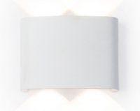 Светильник садово-парковый настенный свд 4Вт 4200К 300лм пластик белый IP65 