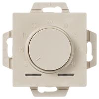 Терморегулятор теплого пола скрытая 10А бежевый Systeme Electric Атлас электронный