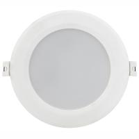 Даунлайт свд ДЛ-145 круг 9Вт 6500К  750лм белый IP40 ДВО 1713 IEK 