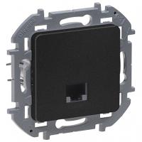 Инспириа антрацит розетка RJ45 8(8) скрытая 1-ая Cat6 UTP