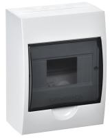 Бокс 6мод навесной белый чёрная дверь IP41 ЩРН-П IEK 