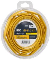 Трубка ТУТнг-LS 6/3мм желтый 2м инд.упаковка IEK