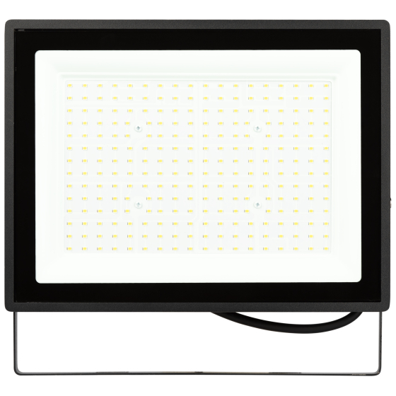 Прожектор свд 150Вт 6500К 12000лм черный IP65 120° стандарт ЭРА 