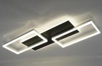 Светильник потолочный (люстра) свд 95Вт 3000-6500К 9500лм черный/белый пульт диммер