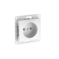 Атлас белый розетка скрытая 1-мест быстрозажим. клем. IP20 