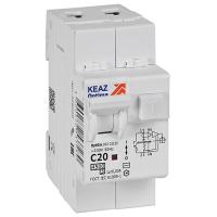 Дифавтомат 2Р 20А C тип AC 30мА 4,5кА 2мод OptiDin D63 КЭАЗ