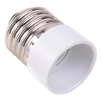 Патрон-переходник E27-E14 пластик белый TDM LH64