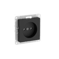 Атлас карбон розетка скрытая 1-мест IP20 