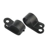 Серьга 16мм пластик черный Rexant 50шт