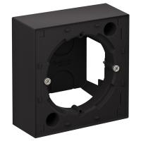 AtlasDesign Коробка 84*84*35 квадрат карбон IP20 