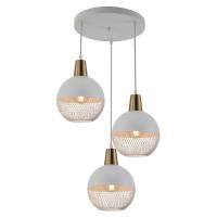 Светильник потолочный (люстра) 3*60Вт E27 белый 