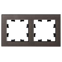 Атлас мокко рамка 2-ая универсально стекло