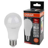 Лампа свд 220В Е27 15Вт 4000К 1200лм стандарт A60 матовая Osram LED Value black аналог 707110,707111