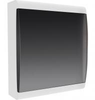 Бокс 24мод навесной белый черная прозрачная дверь IP41 Basic EKF 