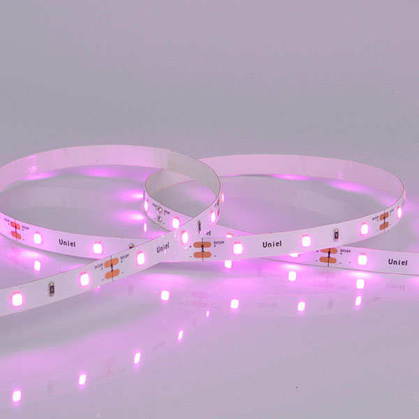 Фито комплект свд ленты 2м 15Вт 16мкмоль/c фиолетовый IP65 Uniel+адаптер для рассады и растений