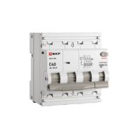 Дифавтомат 4Р 40А C тип AC 30мА 6кА 4мод АВДТ-63N EKF PROxima