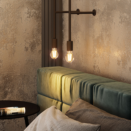 Лампа свд 220В Е27 10Вт 2400К 820лм стандарт A60 золотистая филамент Gauss 