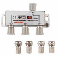 Делитель TVх3 5-1000МГц +4F-разъема серебро