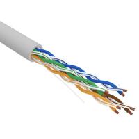Кабель витая пара U/UTP, CAT 6, PE, 4PR, 23AWG, OUTDOOR, SOLID, черный, 305м REXANT
