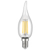 Лампа свд 220В E14 7Вт 4000К 840лм свеча на ветру CB35 прозрачная IEK 