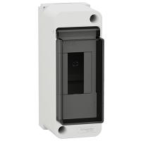 Бокс 2мод навесной белый прозрачная дверь IP40 Easy9 Schneider Electric 