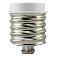 Патрон-переходник E40-E27 пластик белый TDM