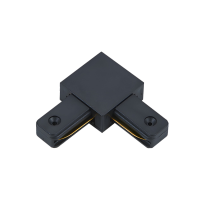 Соединитель " L" для однофазного трека черный IN HOME пластик