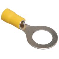 Наконечник кольцо 4,0-6,0мм2 8мм изолированный желтый НКИ IEK 100шт