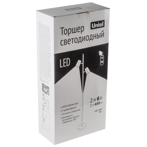 Торшер свд 12Вт 4500К 900лм красный ULM-T600 2х6W диммер