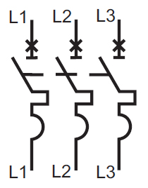 Автомат 3Р 100А 25кА ВА-302 DEKraft 