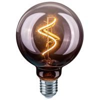 Лампа свд 220В E27 4Вт 2700К 170лм шар G95 серая филамент Navigator винтаж