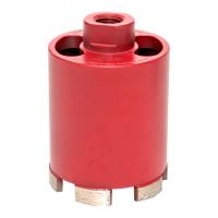 Коронка по бетону алмазная для дрелей с микроударом DCH-72MHS Micro Hit Laser M16 EKF Professional