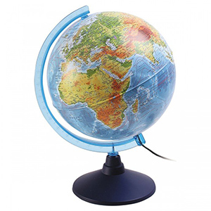 Глобус Земли с подсветкой
