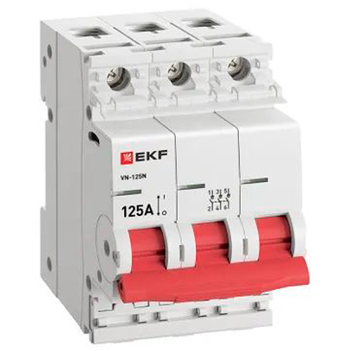 Выключатель нагрузки 3Р 125А ВН-125N EKF PROxima