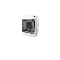 Бокс 5мод навесной серый черная прозрачная дверь IP65 PDB/W 40 Jazzway