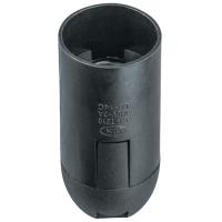 Патрон подвесной E14 пластик черный Navigator 