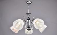 Светильник подвесной (люстра) 5*40Вт E27 хром