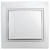 Плано белый выключатель 1кл скрытая 10А IP20 