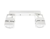 Светильник настенный (спот) 2*50Вт GU10 белый поворотный 