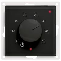 Терморегулятор теплого пола скрытая 16А черный Grandeks для серии Атлас