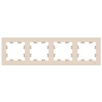 Атлас бежевый рамка 4-ая универсально 