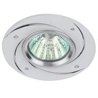 Светильник точечный GU5.3 круг белый встраиваемый