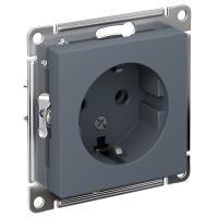 AtlasDesign грифель розетка скрытая 1-мест заземление IP20 