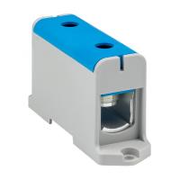 Зажим клеммный DIN-рейку/G-рейка 240мм2 425А синий EKF 