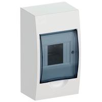 Бокс 4мод навесной белый прозрачная дверь IP41 ЩРН-П IEK 